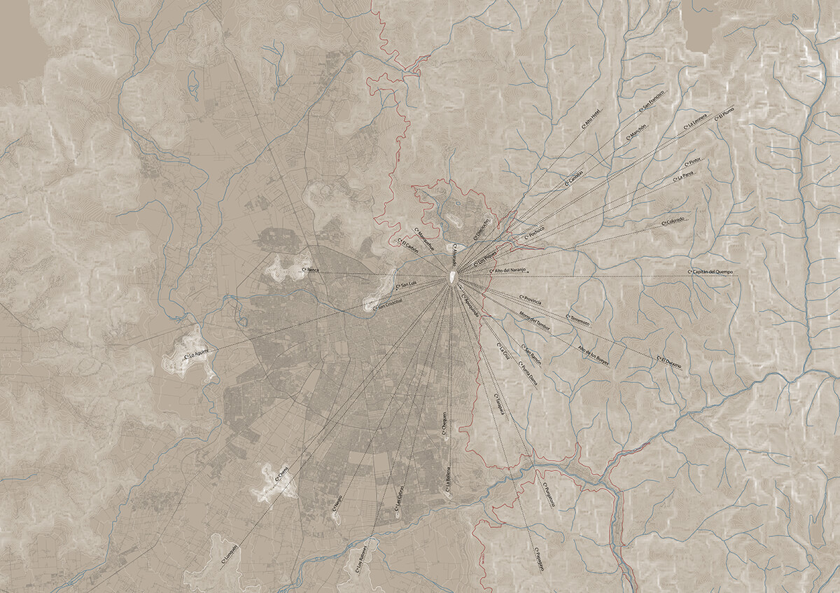 Cerro Calán y las cumbres de Santiago