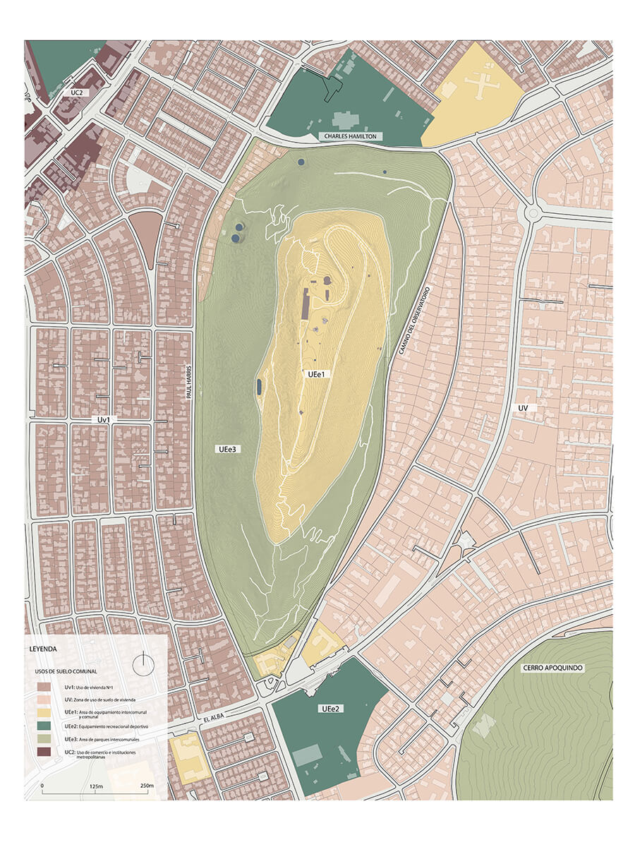 Cerro Calán - Uso de suelo