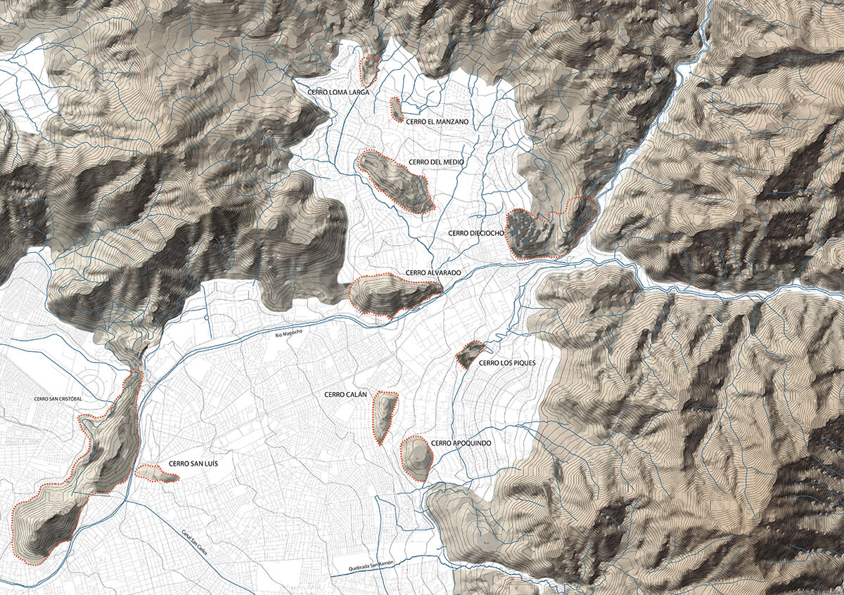 Cerros isla zona oriente