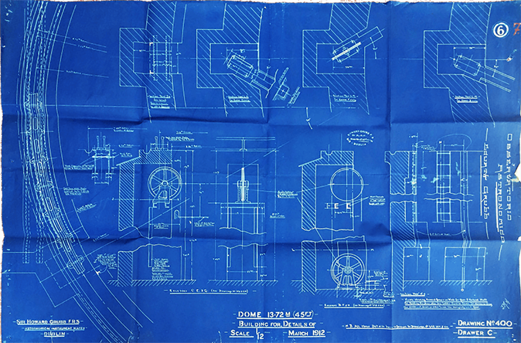 Plano Cúpula Observatorio Astronómico - Tesis Antonia Cabezón - 2016