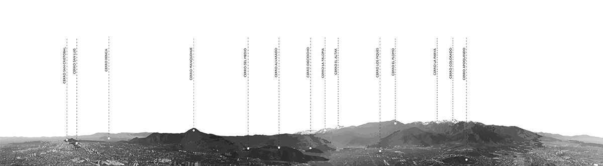 Vista panorámica Cerro Calán